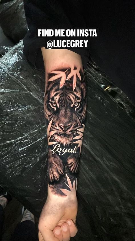 Find me on insta @LUCEGREY | Tiger tattoo, Tiger tattoo sleeve, Cool half sleeve tattoos Tiger Eyes Tattoo, Tiger Tattoo Sleeve, Tattoo Tiger, Half Sleeve Tattoos, Cool Half Sleeve Tattoos, Animal Sleeve Tattoo, Lion Tattoo Sleeves, Lion Head Tattoos, Men Tattoos Arm Sleeve