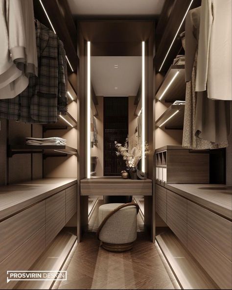 Small Closet Room, Modern Closet Designs, Small Closet Design, A Walk In Closet, Luxury Closets, Closets Design, Dream Closet Design, Walk In Closet Design, Walking Closet