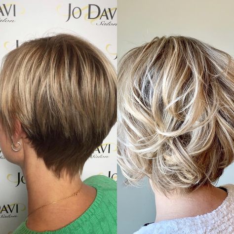 70 Before / After Short Hair Photos - Long to Short Hair Transformations Ahort Hair Cuts, Balayage Lob, Before And After Haircut, New Short Hairstyles, Blonde Haircuts, Long To Short Hair, Hair Idea, Short Hairstyles For Thick Hair, Choppy Hair