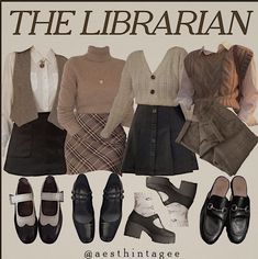 Librarian Chic Outfits, Academia Aesthetic Outfit, Librarian Style, Dark Academia Outfit, Dark Academia Clothes, Academia Outfits, Academia Style, Clothes And Shoes, Outfit Inspo Fall