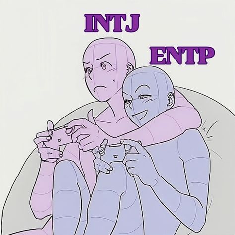 Intj And Entp Fanart, Entp X Intj Relationship Fanart, Intj Entp Dynamics, Intj And Entp Relationship, Shop Dynamics, Entp Intj Relationship, Entp X Intj Relationship, Entp X Intj Fanarts, Intj And Entp