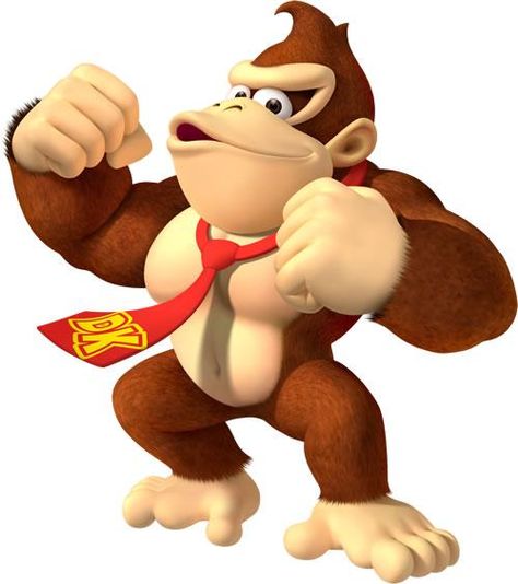 Donkey Kong from the official artwork set for #FortuneStreet on #Wii. #Mario #MarioBros Visit for more info http://www.superluigibros.com/fortune-street Lanky Kong, Donkey Kong Junior, Don King, Diddy Kong, Simpsons Characters, Donkey Kong Country, Super Mario Art, Mario Art, Mario Bros.