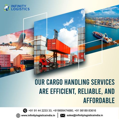 Our team is dedicated to providing the highest quality cargo logistic services.  Ph- +91 91442 23333 Whatsapp-9899474680 Email: sales@infinitylogisticsindia.in Website- https://infinitylogisticsindia.in  #InfinityLogistics #Logistics #InfinityLogistics #SeaFreight #AirFreight #ProjectCargo #CustomClearance Logistic Services, Service Logo, Cargo Shipping, Import Export, Digital Marketing, Quick Saves, Design, Art