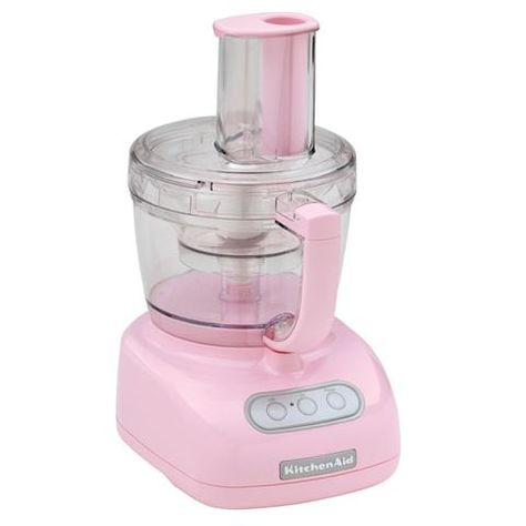 Hmm...to match the kitchen aid and blender? Pink Kitchenaid, Pink Kitchen Appliances, Kitchenaid Food Processor, Best Food Processor, Kitchen Aid Appliances, Pink Foods, Pink Kitchen, Pinky Promise, Everything Pink