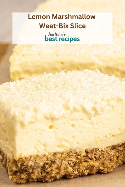 Weetabix Recipes, Slice Recipes, Brownie Desserts Recipes, Lemon Cheesecake Recipes, Aussie Food, Slice Recipe, Chocolate Slice, Afternoon Tea Recipes, Tray Bake Recipes