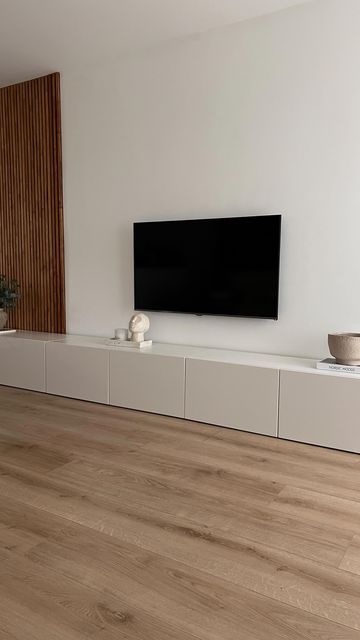 Besta Media Wall Hack, Tv Room Ikea, Ikea Besta Tv Unit Hack, Besta Tv Hack, Ikea Tv Board, Ikea Besta Hack Tv Units, Ikea Hack Tv Console, Besta Tv Unit Ideas, Ikea Besta Diy