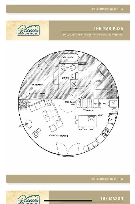 Yurt Living Floor Plans, Yurt Floor Plans 30', Yurt Layout Floor Plans, Yurt Floor Plans, Pacific Yurts, Yurt Home, Yurt Living, Earthship Home, Housing Ideas