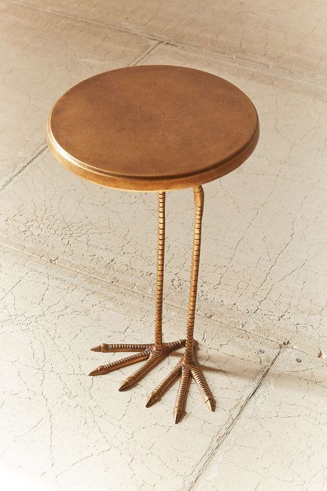 Bird-Feet Side Table | 16 Of The Most Ridiculous Urban Outfitters Home Goods Urban Outfitters Home, Statement Furniture, Scandinavian Furniture, Farmhouse Furniture, Round Top, Ikea Furniture, Cheap Furniture, Couch Furniture, Upcycled Furniture