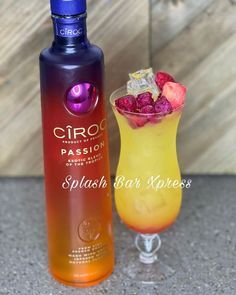 Ciroc Drinks Recipe, Drinks With Ciroc Vodka, Passion Ciroc Recipes, Ciroc Mixed Drinks Recipes, Watermelon Ciroc Recipes, Passion Fruit Ciroc Recipes, Passion Ciroc Drinks, Ciroc Watermelon Recipes, Ciroc Summer Citrus Mixed Drinks