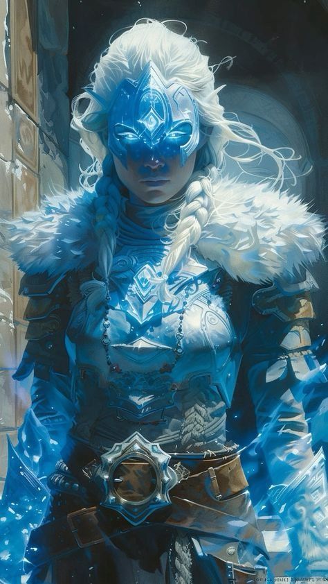 Ice Witch, Frost Giant, Ice Giant, Dnd Dragons, My Fantasy World, Female Character Inspiration, Alien Creatures, Game Inspiration, Fantasy Inspiration