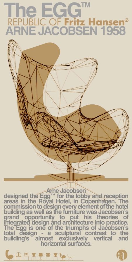 #fritzhansen Egg #chair by #arnejacobsen poster #design by @belgradeapparel Arne Jacobsen Chair, Ikea 2015, Old Posters, Scandinavia Design, Trendy Furniture, George Nelson, Arne Jacobsen, Chaise Design, Fritz Hansen