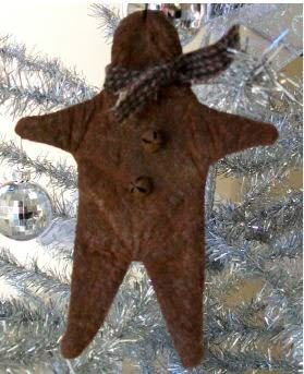 Primitive Gingerbread Men, Primitive Gingerbread, Primitive Christmas Crafts, Primitive Christmas Ornaments, Easy Gingerbread, Gingerbread Diy, Gingerbread Crafts, Primitive Quilts, Primitive Patterns