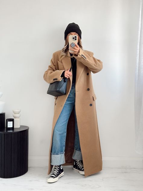 Shop Tan Longline Formal Coat and other curated products on LTK, the easiest way to shop everything from your favorite creators. Tan Coat Outfit, Straight Jeans Outfit, Formal Coat, Tan Coat, Coat Outfit, Coat Outfits, Long A Line, Jean Outfits, Straight Jeans