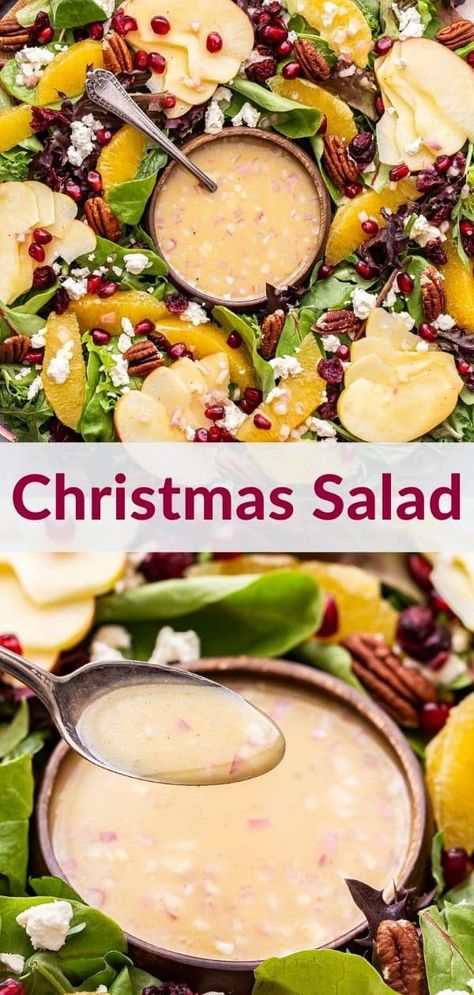 Salad Recipes Christmas, Festive Salad, Best Christmas Appetizers, Christmas Salad Recipes, Christmas Salad, Christmas Salads, Resep Salad, Dinner Christmas, Natural Colon Cleanse