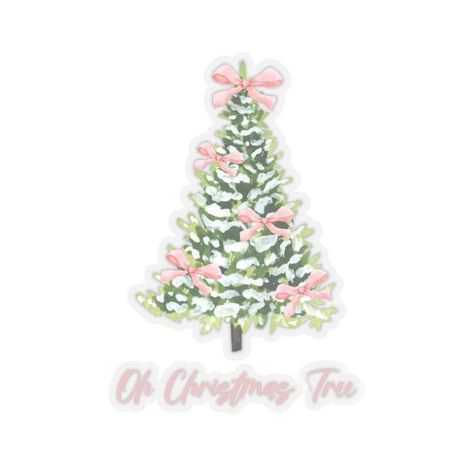 Coquette Stickers Aesthetic, Preppy Christmas Stickers, Pink Christmas Stickers, Christmas Aesthetic Stickers, Christmas Stickers Aesthetic, Christmas Theme Stickers, Christmas Wallpaper Laptop, Pink Christmas Iphone Wallpaper, Cute Christmas Stickers