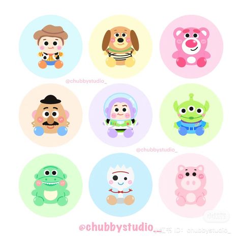 Toy Story Baby, Toy Story Theme, Story Drawing, Toy Story Characters, Kawaii Disney, Cute Easy Doodles, Cute Disney Drawings, Disney Phone Wallpaper, Custom Drawing