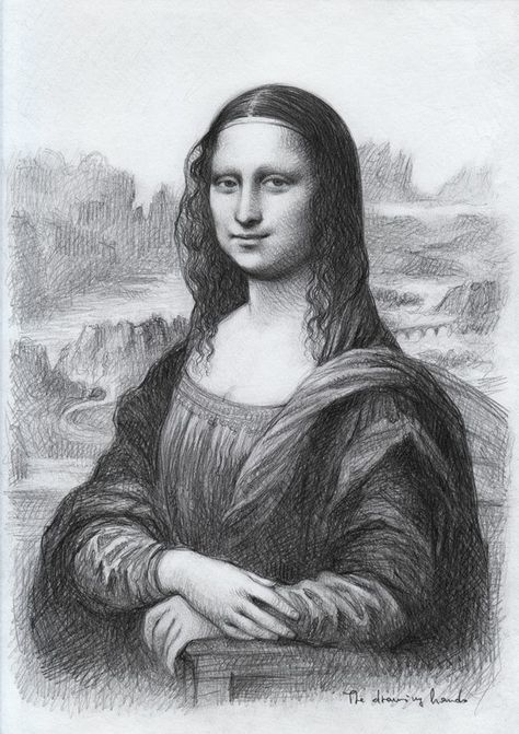 Mona Lisa Drawing, Mona Lisa Parody, Funny Paintings, Drawing Inspo, National Gallery Of Art, Art Tutorials Drawing, Street Artists, Art Drawings Simple, Pencil Drawing