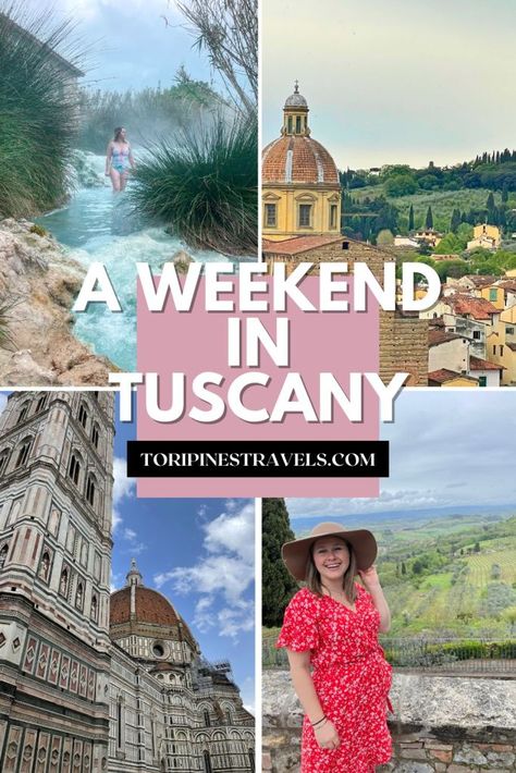 A Weekend in Tuscany: 2 Day Itinerary - Tori Pines Travels Tuscany Itinerary, Italy Trip Planning, Tuscan Towns, Giorgio Vasari, Italy Trip, Bike Trips, Medieval Town, Weekend Trips, Beautiful Buildings