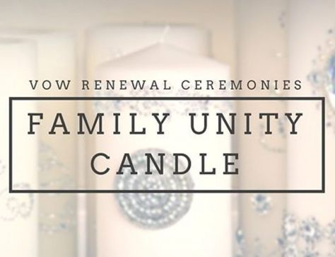 Unity Candle Ceremony Ideas, Blended Family Sand Ceremony, Candle Ceremony, Wedding Vow Renewal Ceremony, Unity Candle Ceremony, Family Unity, Winter Wedding Planning, Vowel Renewal, 25th Anniversary Party