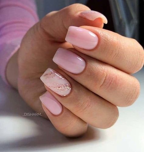 Unghie Sfumate, Nails Art Designs, Pink Glitter Nails, Easy Nails, Work Nails, Simple Acrylic Nails, Classy Acrylic Nails, Soft Nails, Nail Swag