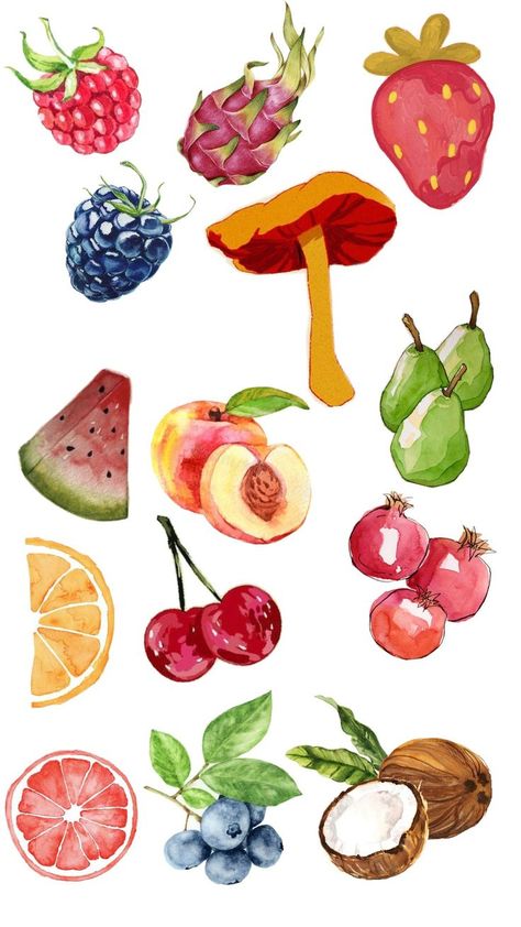 Fruits Stickers, Vintage Fruit Stickers, Stickers Fruit, Retro Fruit Stickers, Orange Fruit Sticker, Sticker Collage, Bujo Stickers, Stickers Printable, Printable Stickers