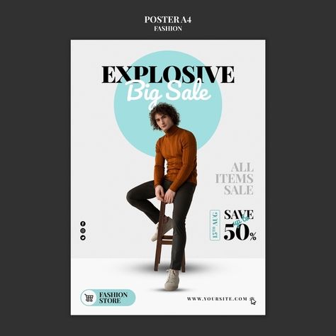 Offer Post Design, Social Media Clothes, Sales Poster, Fashion Sale Poster, Product Banner, Fashion Sale Banner, Fashion Show Poster, Event Poster Template, Business Branding Design