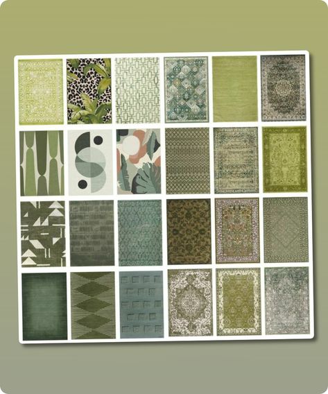 Sims 4 Furniture CC: Green RUG Collection CC By Similebuilds Sims 4 Cc Green Furniture, Mod Jacket, Sims 4 Cc Download, Antique Flooring, Furniture Cc, Sims 4 Furniture, Model Nails, Green Furniture, Tools And Toys