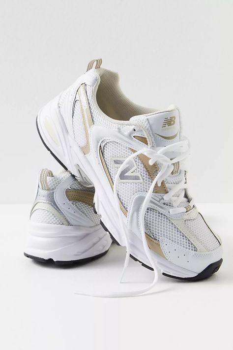 New Balance 530 Sneakers | Free People Outfits To Wear In Italy, Girls Weakness, Italy In The Summer, What To Wear In Italy, Grey Matter, New Balance Outfit, Neutral Shoes, Dad Sneakers, Outfits To Wear