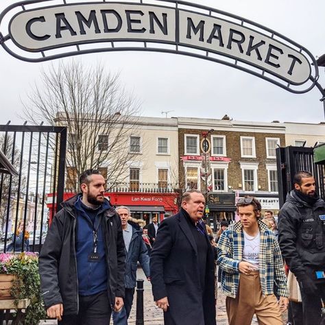 Harry Styles Updates on Twitter: "Unseen picture of Harry at Camden Market in 2019!… " Camden Market, Harry Styles Update, We'll Be Alright, Camden Markets, Harry Edward Styles, Edward Styles, Liam Payne, Harry Styles, Walking