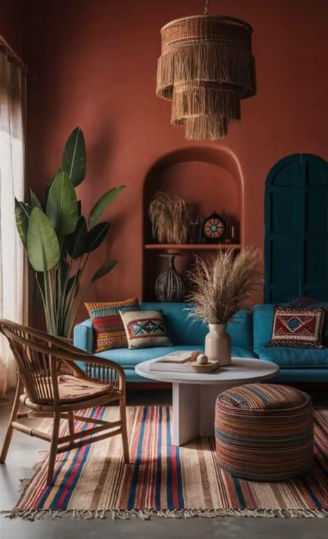 Latino Interior Design, American Interior, Colorful Interiors, Feng Shui, Temple, Interior Design, Living Room, Quick Saves, Design