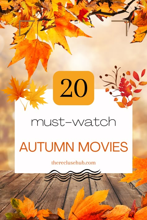 Cozy Autumn Movies, Autumn Movies, Best Fall Movies, Everything Autumn, Fall Movies, The Fall Movie, Billy Crystal, Pumpkin Spice Everything, Autumn In New York