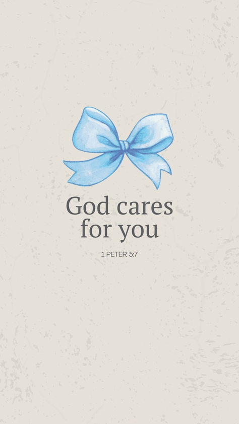 Faith-Filled Reminder: God Cares For You | 1 Peter 5:7 He Cares For You Bible Verse, God Cares For You, Cast All Your Worries On Him, Inspirational Quotes About God, Bible Verse About Love, Worry Bible Verses, God Quotes About Life, Christian Aesthetics, Christian Comfort