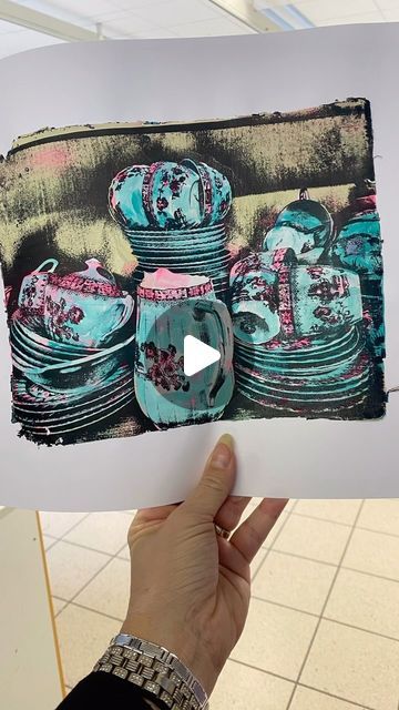 22K views · 1.3K likes | Jessica Russo Scherr | Artist on Instagram: "Thrift Art Series | China! 🎨 Gelli Plate Printmaking🌟  Laser Print Tips: I edit my photos in Adobe Photoshop but you can use free apps like Snapseed. * Edit your photos first: High-resolution images work best. * Halftone: Experiment with using halftone, which prints in dots. This is helpful to get gradients. * Toner: The Toner repels the acrylic paint. So the more toner, typically the better your image transfer will be. * CMYK: Understanding CMYK colors is key for great prints. Using all four—cyan, magenta, yellow, and black—instead of just black can enhance your image transfer, even if you only print a black-and-white photo since it lays more toner. * Double Print: I run the photo through the laser printer 2x to lay d Gelli Plate Image Transfer, Gelli Plate Printing Photo Transfer, Snapseed Edit, Best Laser Printer, Gel Prints, Gelli Printing Art, Gelli Plate Art, Gel Printing, Gelli Prints