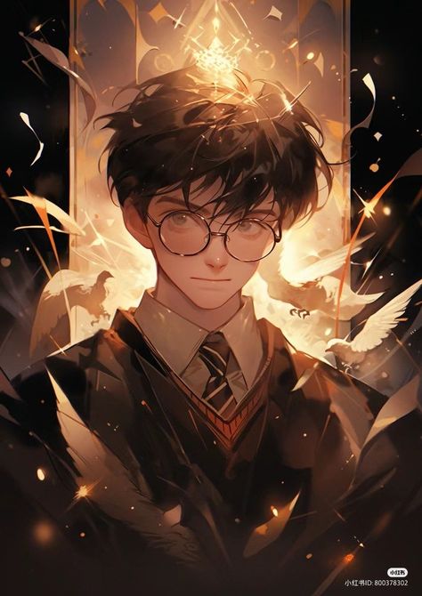 Anime Harry Potter Wallpaper: Enhance Your Screen with Magical Designs Harry Potter Fan Art Aesthetic, Slytherin Harry Potter Fanart, Harry Potter Anime Fanart, Hogwarts Anime, Happy Birthday Harry Potter, Happy Birthday Harry, Anime Harry Potter, Harry Potter Phone, Harry Potter Friends