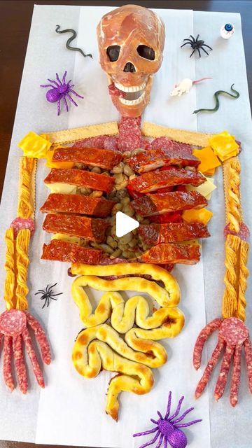 Scary Halloween Food, Skeleton Face, Zombie Party, Halloween Inspo, Halloween Food, Inspired Recipes, Halloween Treats, Zombie, Thanksgiving