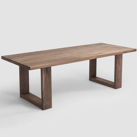 Halethorpe Solid Wood Dining Table Wood Dining Table Rectangle, Side Bed Table, Dining Table Rectangle, Brown Table, Bed Table, Solid Wood Dining Table, Rectangle Table, Wood Dining Table, Kitchen Dining Furniture