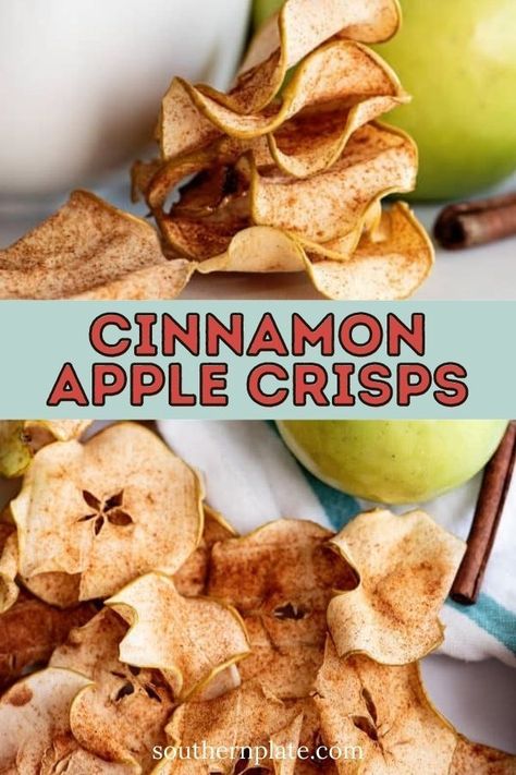 How To Make Dried Apples In The Oven, Oven Dried Apple Slices, Apple Chips In Oven, Dried Apples In The Oven, Apple Snack Recipes, Oven Baked Apple, Apple Spice Muffins, Baked Apple Slices, Apple Crisps