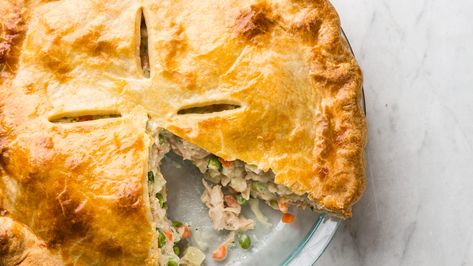 Double-Crust Chicken Pot Pie | Cook's Country Turkey Pot Pie Recipe, Pork Pot, Best Chicken Pot Pie, Chicken Boneless Breast Recipes, Turkey Pot, Turkey Pot Pie, Easy Chicken Pot Pie, America's Test Kitchen Recipes, Chicken Pie