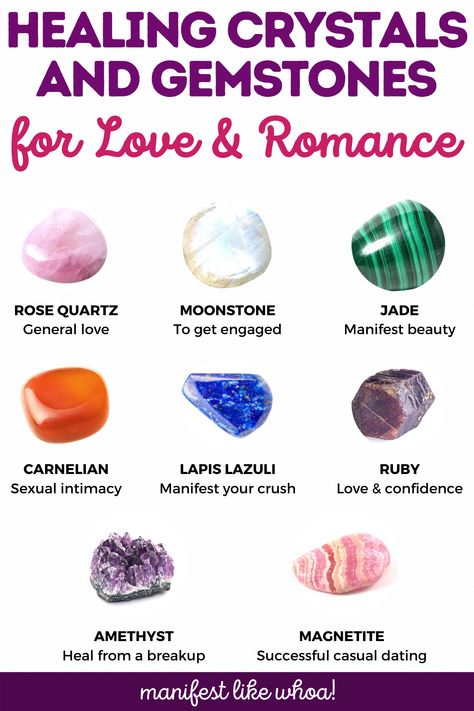 how to get your ex back Crystal For Beauty, Love Crystals Attract, Crystals For Manifesting Love, Gemstones For Love, Love Stones Crystals, Crystals For Love Attraction, Love Crystals And Stones, Crystals For Attracting Love, Crystals To Attract Love