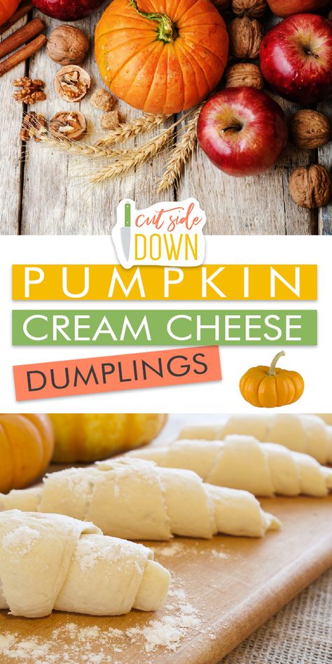 Pumpkin Cream Cheese Dumplings | Pumpkin Cream Cheese Dumpling Recipes | Cream Cheese Dumplings | Pumpkin Dessert | Pumpkin Dessert Recipes | Dumpling Recipes Pumpkin Cream Cheese Dumplings, Pumpkin Dumplings Recipe, Cream Cheese Pumpkin Crescent Rolls, Pumpkin Cream Cheese Crescent Rolls, Cream Cheese Pumpkin Pie Crescent Rolls, Crescent Pumpkins With Cream Cheese And Pumpkin Pie Filling, Cheese Dumplings Recipe, Pumpkin Dumplings, Pumpkin Cream Cheese Crescent Roll Dumplings (easy Dessert)