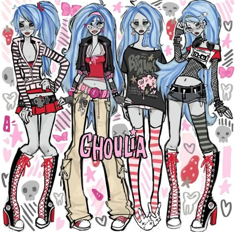 Arte Monster High, Arte Grunge, Monster High Art, Monster High Characters, Swag Art, Arte Sketchbook, Wow Art, High Art, Monster High Dolls