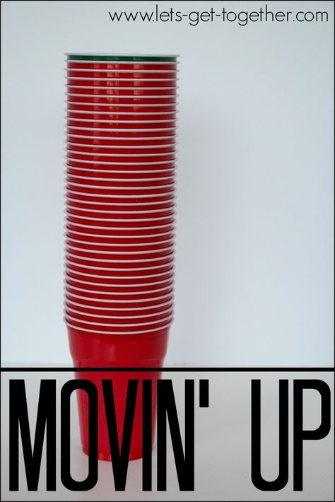 Movin' Up Teenage Birthday Party Ideas, Teenage Birthday Party, Family Games Outdoor, Easter Party Games, Reunion Games, Cup Games, Minute To Win, Family Reunion Games, Minute To Win It Games