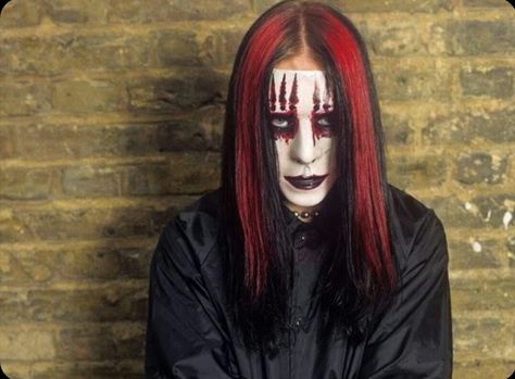 Joey Jordison. #1 Joey Jordison, Slipknot, Red Hair, Makeup, Wall, Red, Hair, Make Up