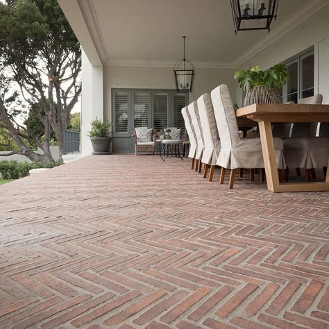 Revelstone Cape on Instagram: “Our beautiful Brick Klompie. An ideal application for any outdoor patio or entrance area. #klompie #traditional #concrete #landscaping” Klompie Bricks, Brick Courtyard, Brick Paver Patio, Paving Ideas, Outdoor Pool Area, Brick Paving, Front Courtyard, Outdoor Patio Space, Brick Pavers