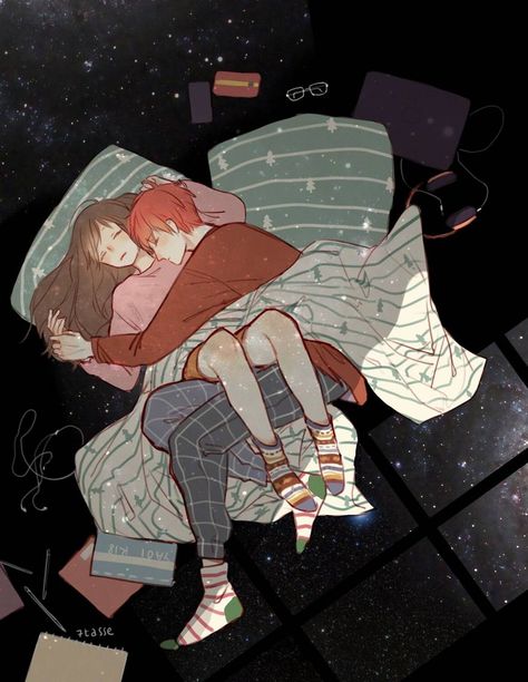 Download Sleep wallpaper by xMadlyxAwsomenessx - ff - Free on ZEDGE™ now. Browse millions of popular cartoon Wallpapers and Ringtones on Zedge and personalize your phone to suit you. Browse our content now and free your phone Anime Couples Sleeping, Anime Couples Cuddling, Photo Manga, Mystic Messenger 707, Couple Sleeping, Cute Couple Drawings, Cute Couple Art, Anime Love Couple, Mystic Messenger