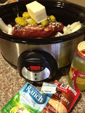 Crockpot Pot Roast With Pepperoncini, Roast With Pepperoncini Crock Pots, Crockpot Roast Recipes, Sandwich Rolls, Pot Roast Crock Pot Recipes, Mississippi Pot, Mississippi Roast, Pot Roast Recipe, Mississippi Pot Roast