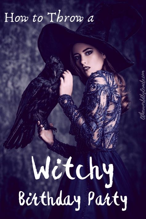 Witchy Birthday Party: 6 Magical Themes, Decorations & Gift Ideas Witchy Birthday Party, Witches Birthday, Witch Birthday Party, The Love Witch Movie, Witchy Birthday, Witchy Party, Witch Birthday, Wiccan Beliefs, Period Party