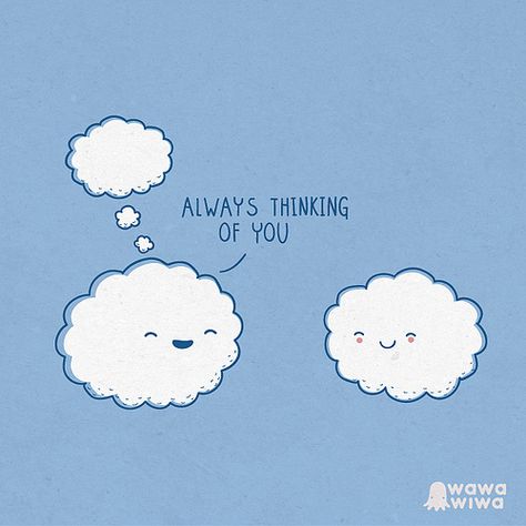 Love Puns, Always Thinking Of You, Cute Puns, Pun Card, Funny Illustration, Funny Doodles, Happy Drawing, Funny Puns, Cute Comics