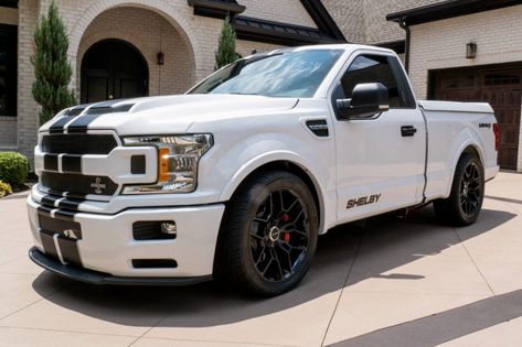 2020 Ford F-150 Shelby Super Snake Sport Truck (#125, Oxford White, supercharged 5.0L V8) Shelby Truck, Shelby Super Snake, Pick Up 4x4, Super Snake, Sport Truck, Toyota 4x4, Toyota 4, Regular Cab, Ford Shelby