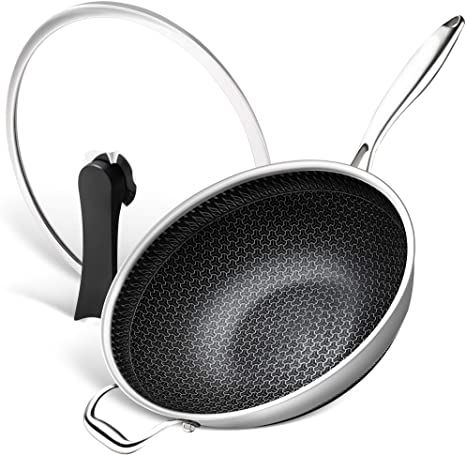 Best Wok, Wok Pan, Melted Plastic, Kitchen Gear, Woks, Honeycomb Design, Fry Pan, Steel Wool, Cooking Dinner